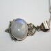 Sterling Silver Rainbow Moonstone Necklace