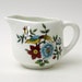 Vintage Miniature Floral Fine Bone China Creamer Pitcher with Bird Collectible