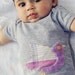 Girls Onesie SALE Bird Onesie for baby Girl sizes 3 to 6 months and 6 to 12 months Ready to Ship