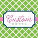 Custom listing for Casey