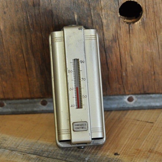 Antique Minneapolis Honeywell Thermostat 1940s Vintage Home