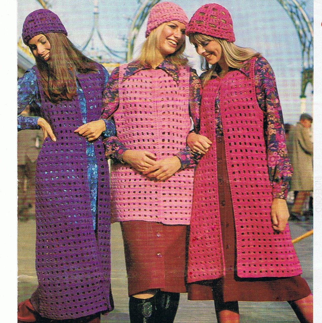 My Instant Offer >> Retro 1970s Waistcoat and Hat Crochet Pattern PDF in 3 My Instant Offer >> Retro 1970s Waistcoat and Hat Crochet Pattern PDF in 3