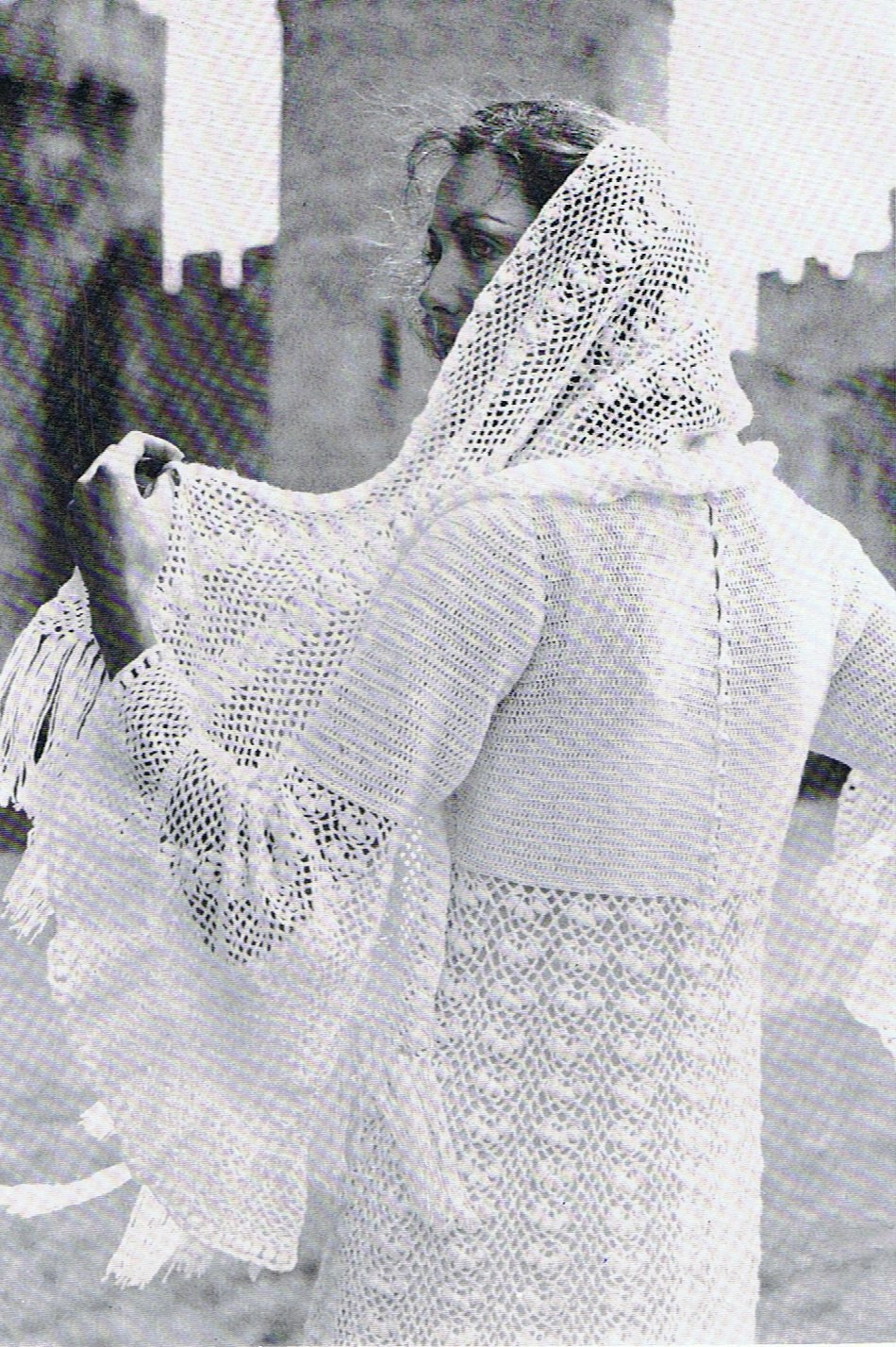 Enchanting Wedding  Dress  Crochet Pattern  Vintage Pattern  PDF 