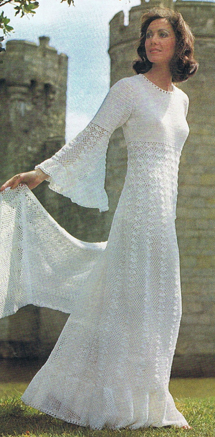 free crochet wedding dress patterns download