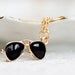 Sunglasses Necklace Back to School Black Eyeglasses Necklace Miniature Sunglasses Pendant Fashion Chic Jewelry - N210