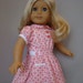 1930s style dress for American Girl or similar 18 inch dolls.