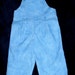 Blue Striped Overalls with Pocket - Toddler Boy or Girl Size 2T