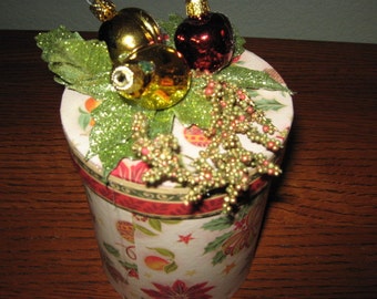 Holiday Fanciful Fruit Gift Box Christmas in July Sale