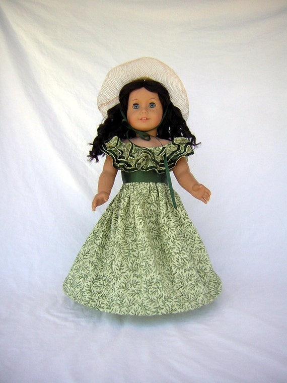 Scarlett O'Hara in Gone with the Wind for your American Girl, Similar Sized Dolls and Bitty Baby