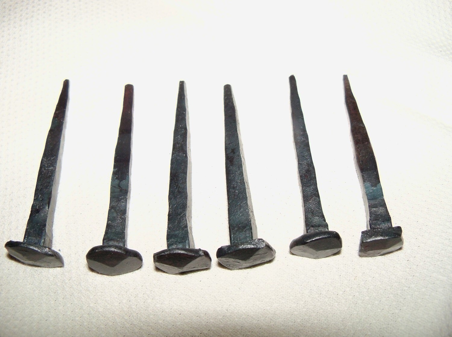 Set of 6 Hand nails made by Blacksmith