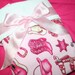 Large COWGIRL UP White Minky and Pink Cotton Blanket - Perfect in Pink for your little Cowgirl