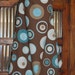 Nursing Cover- Brown with blue circles