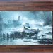 Antique Post Card, Original 1909 Postcard : Heroes of our rocky coast postcard - posted Scarborough 1909
