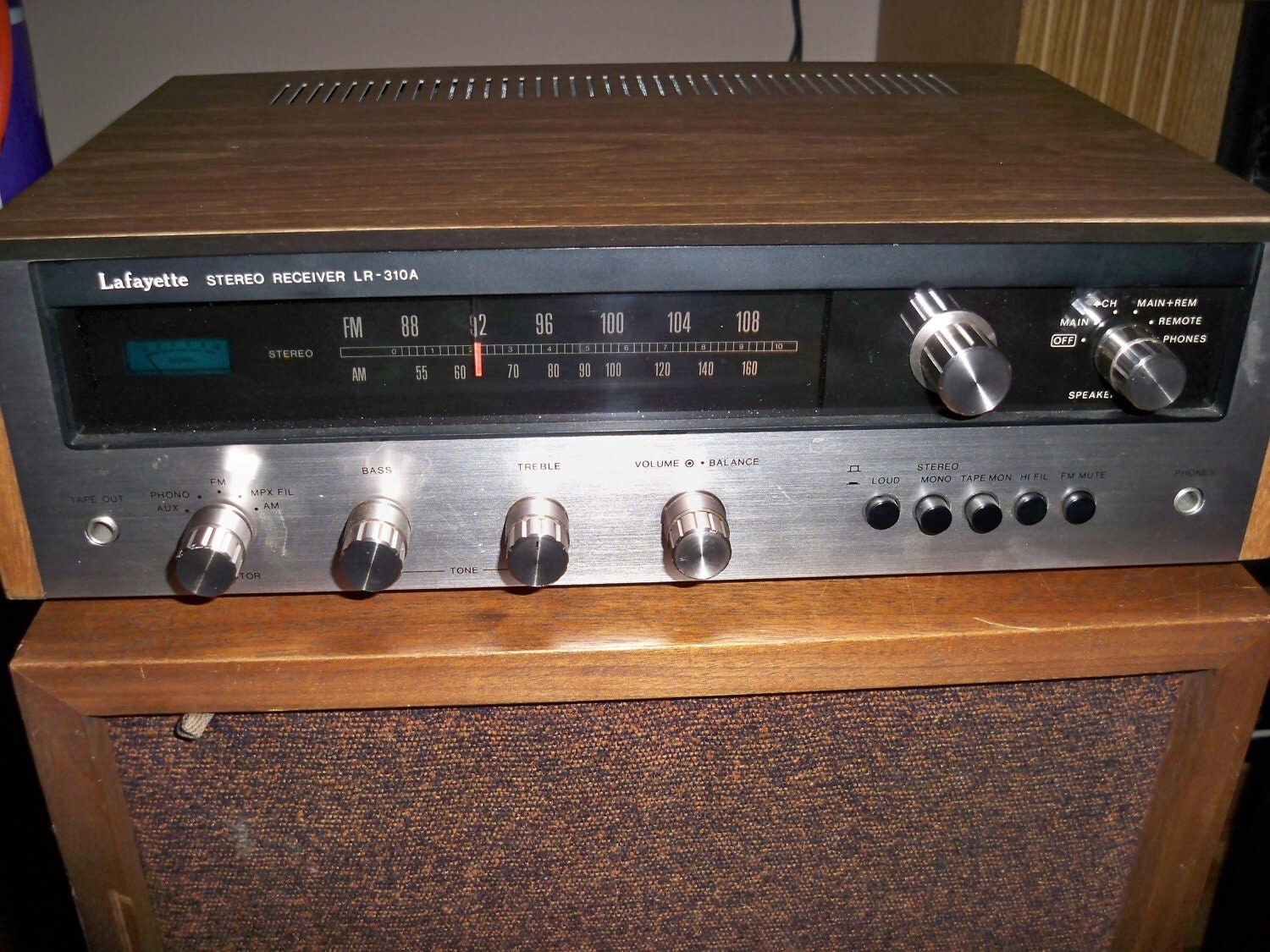Vintage Lafayette LR310a Receiver With Original Manual 1973