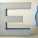 Vintage Industrial Letter E
