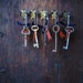 personalized circa 1900 brass skeleton key keychain