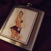 Flask Pin up Girl Sexy Viking Celtic Origional Art Work Mens Womens Gift Idea Wedding Favors
