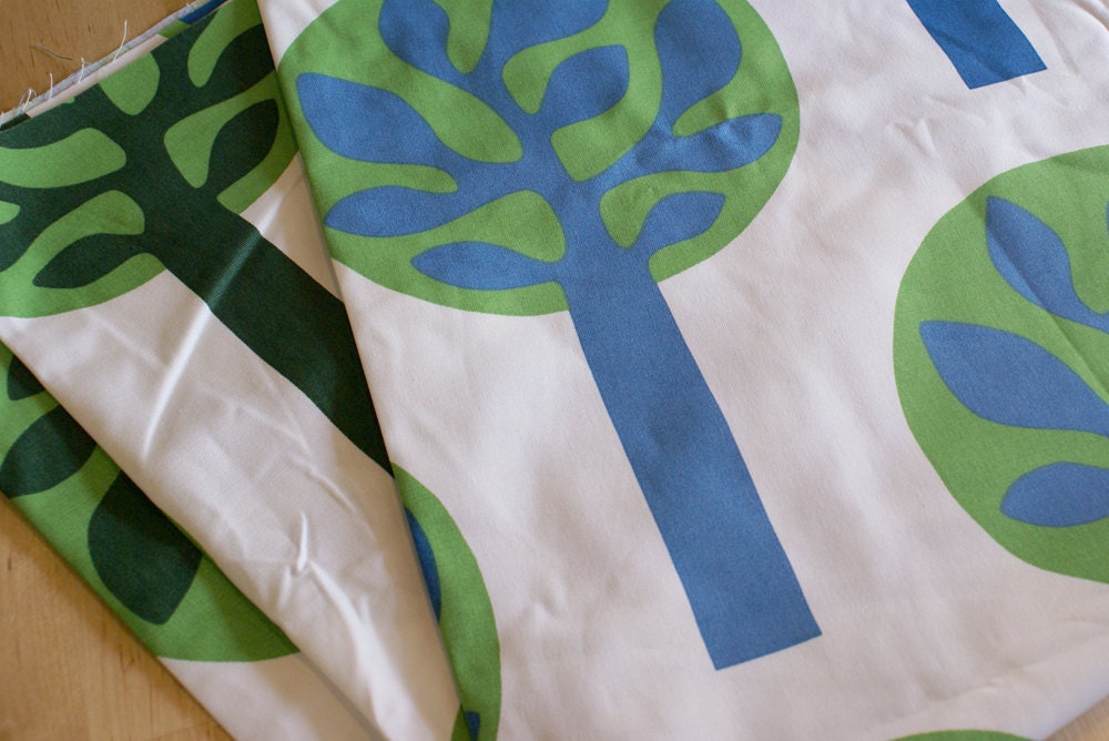 DISCOUNTED IKEA Fredrika Trees Cotton Fabric 1 Yard