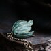 Verdigris Patina Tulip Necklace