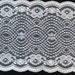 WHITE LACE Extra BIG Double Side Scalloped 6-1/2 Inches wide Per Yard Listing