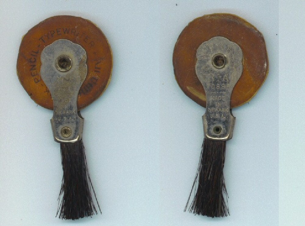 Vintage Typewriter Eraser Brush FABER Triad Pencil Ink