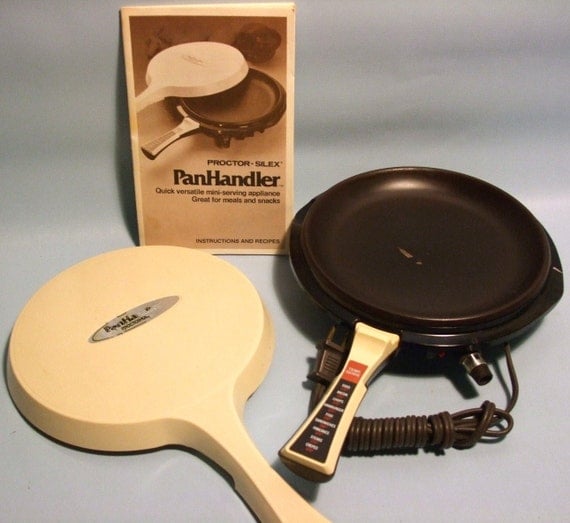 Proctor-Silex Panhandler Small Round Electric Crepe