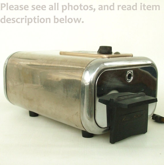 Vintage Toaster Oven Small Knapp Monarch Redi Baker