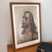 Religious Art - Jesus of Nazareth Wall Hanging Jambor Lithograph