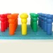 Rainbow Educational Toy - Lauri Tall Stacker Pegs