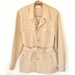 Vintage Fishing Jacket Khaki Field Stream Men Medium Safari