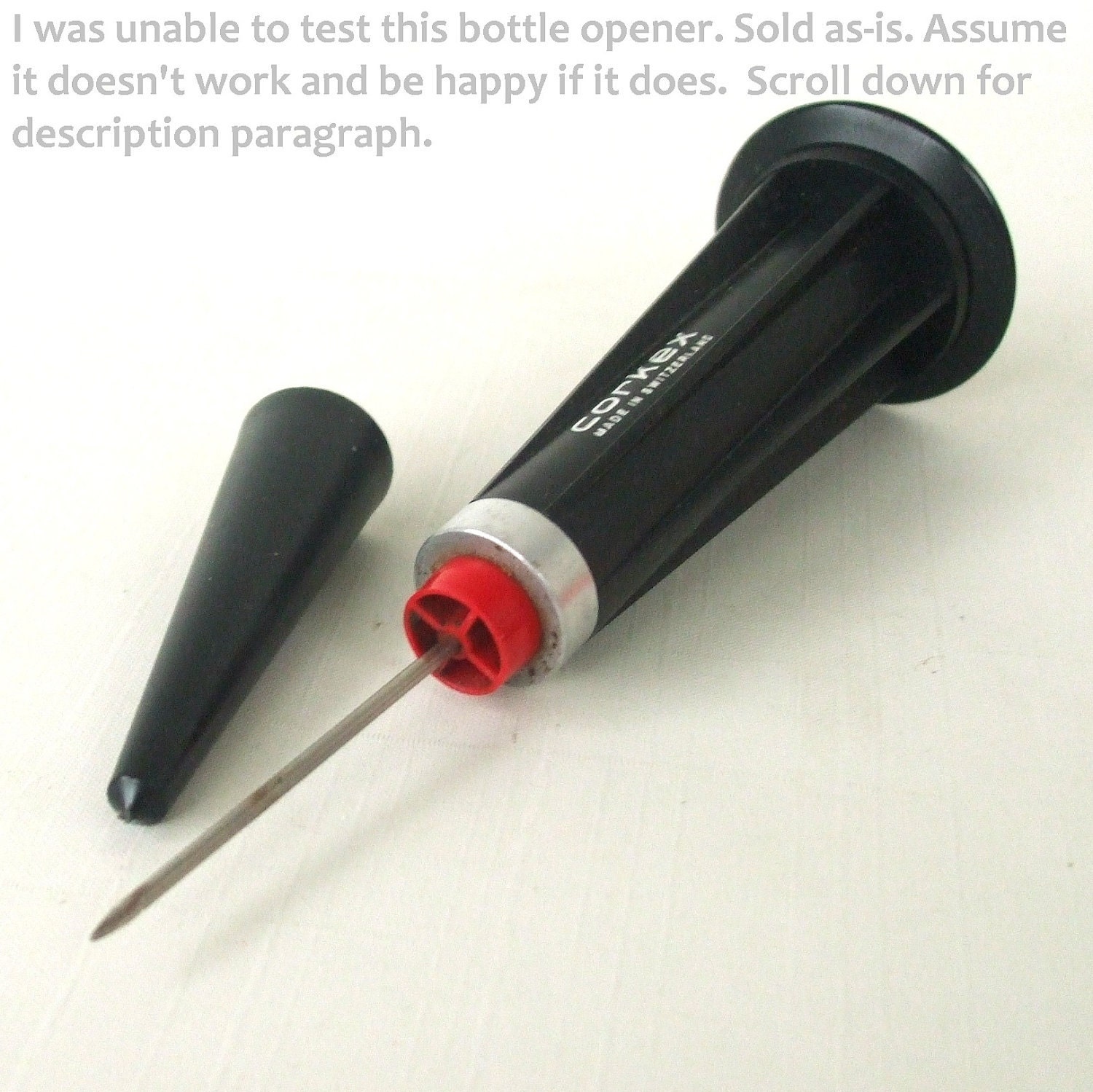 Corkex Wine Bottle Opener Corkscrew Cork Remover New Year Eve