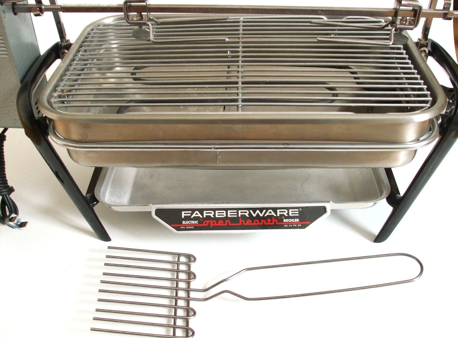 Farberware Open Hearth Rotisserie Grill 450A Complete