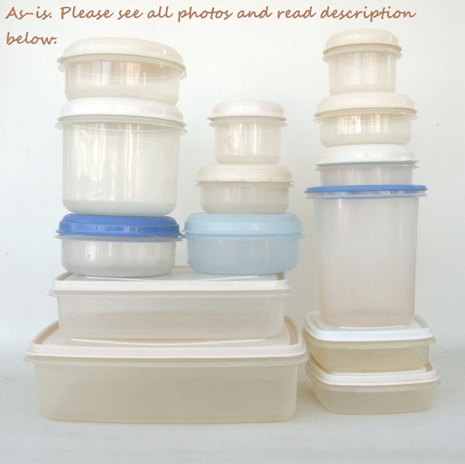 Rubbermaid Servin' Saver Plastic Food Storage by LaurasLastDitch