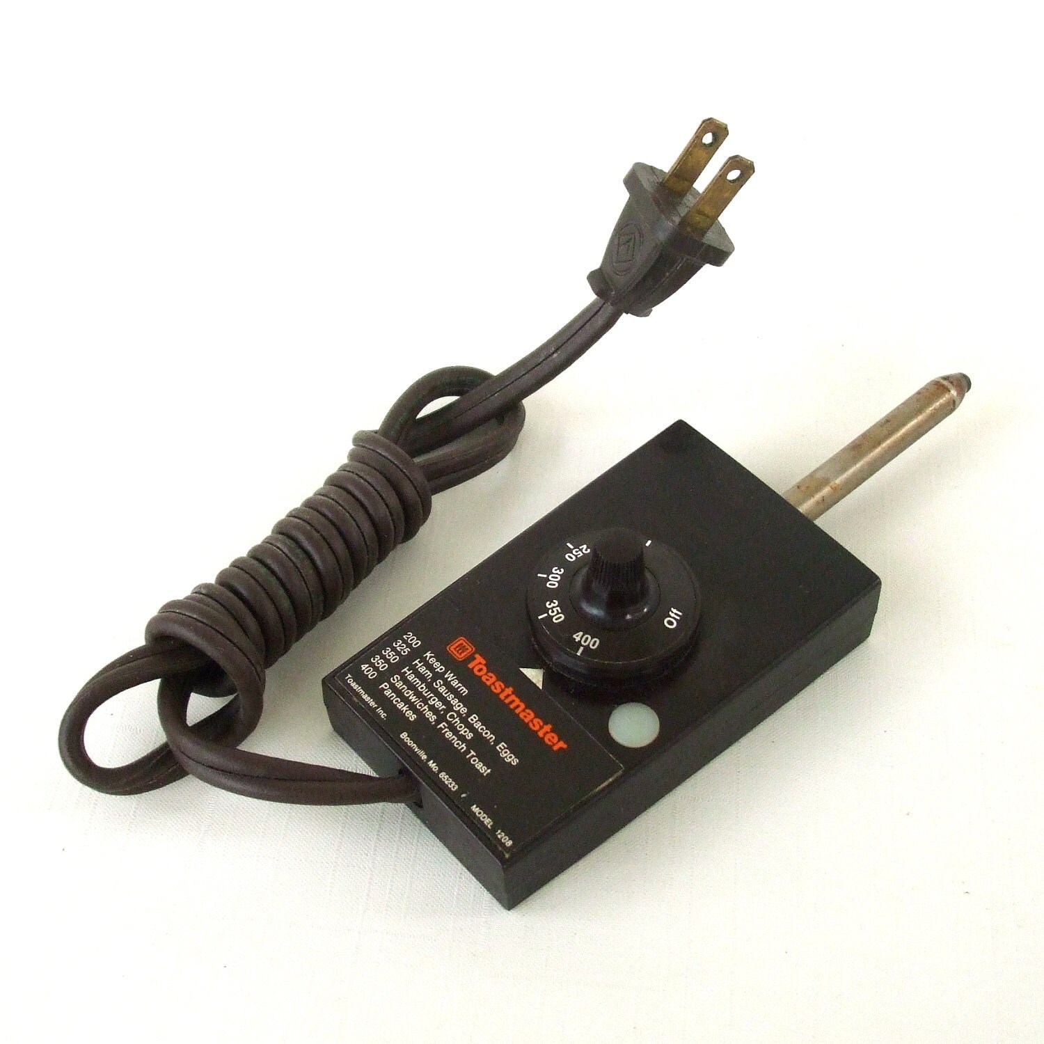 Toastmaster Heat Control 1208 Replacement Part Electrical Cord