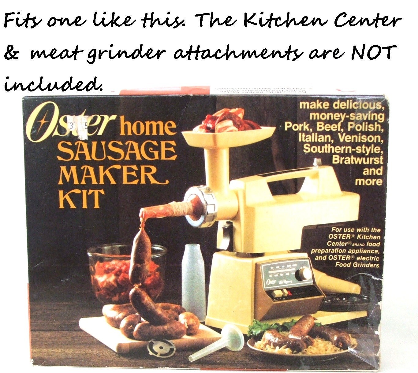 Oster Kitchen Center Sausage Maker Kit accessory for meat