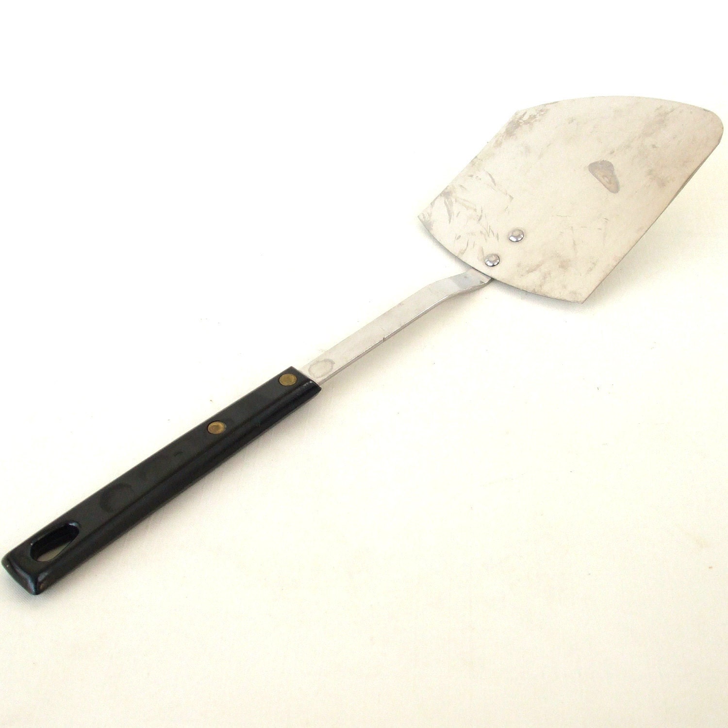 Curved Metal Spatula Stainless Kitchen Utensil Royal