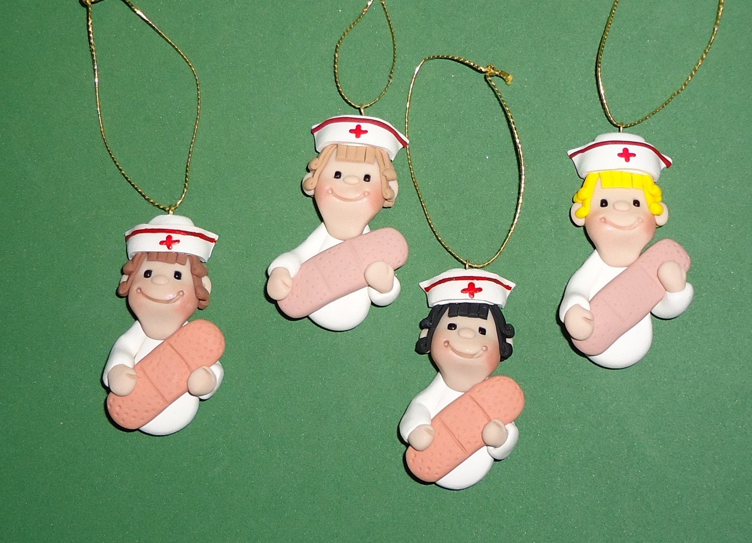Polymer Clay Nurse Ornament One