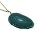 Mens necklace: rough agate, brass chain, green natural, primitive, tribal, necklace for men and women, dudes valentines day gift