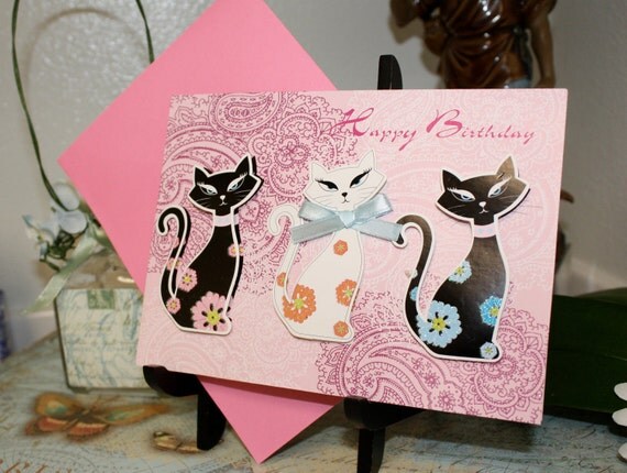 Items similar to Birthday - Best Friends - 3D card on Etsy