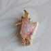 Vintage Pierrot Arte Nouveau Enamel Pin Brooch Badge