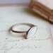 Mother of Pearl Vintage Scarf Holder Ring