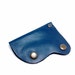 SALE Handmade dark blue genuine leather Key Holder / case/ keychain sweet mini bag ooak free monogram, personalized