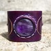 Wiccan Leather Cuff Lunar Goddess