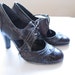 Vintage Lace up shoes with high heels