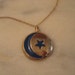 Star and moon medallion