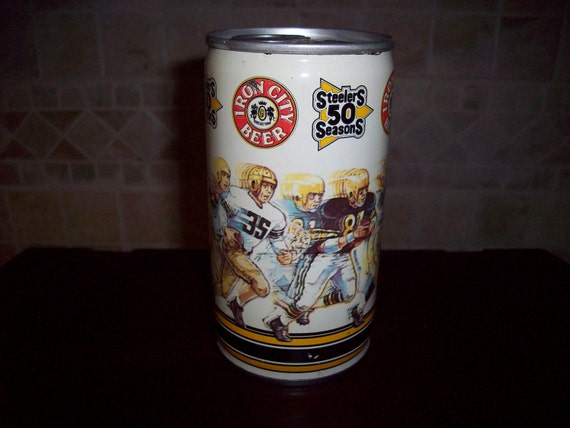 Iron City Beer Steelers 50 Seasons 1970's Collectible Can