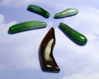 Palm Tree Kiln Formed Glass for Mosaics 1 Tree (P136)