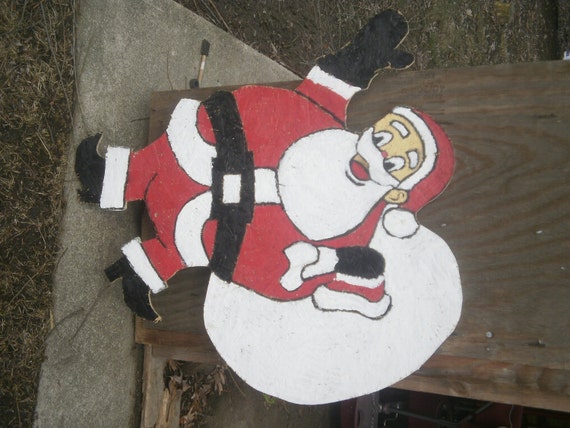 Items similar to Santa Claus outdoor decoration on Etsy