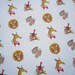 Circus Animal Sticker Sheet - Lion - Fox - Giraffe - Elephant