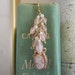 Beaded Cameo Bookmark Upcycled Shabby Style Pendant Glass Mother of Pearl Beads Book Lover Gift Book Jewelry